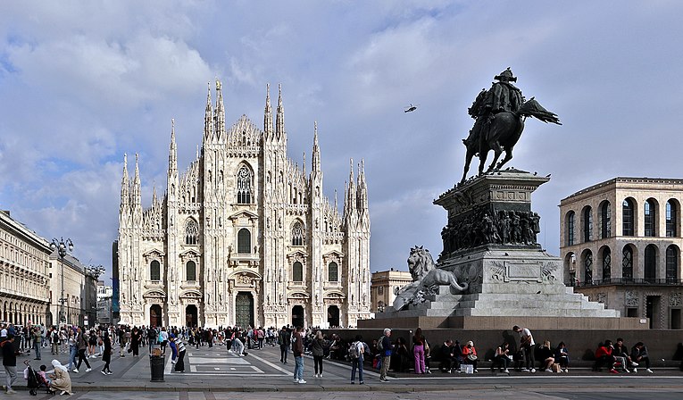 Piazza del Duomo - Milan (Italy) Finalist at the Italian Wiki Love Monuments 2022.