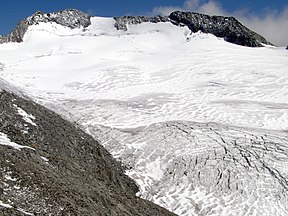 Gilderferner Glacier on Hoher Weißzint