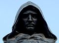 Giordano Bruno, the statue in Rome