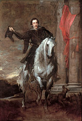 Equestrian portrait of Anton Giulio Brignole-Sale 1626-1627