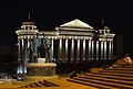 80 Archeological Museum of Macedonia by night uploaded by Pudelek, nominated by Pudelek