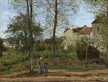 Camille Pissarro, Houses at Bougival