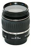 The Canon EF-S 18-55mm lens