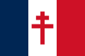 Flag of Free France (1940-1944), Cross of Lorraine variant