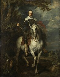 Equestrian portrait of Francisco de Moncada 1634-1635
