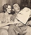 Dixie Lee with Bing Crosby and their first son Gary Crosby, 1933