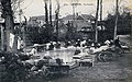 Le lavoir de Lanmeur vers 1918 (carte postale Villard).