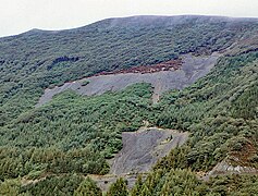 Rheidol Stag, formed by mining waste tipped down the hill side