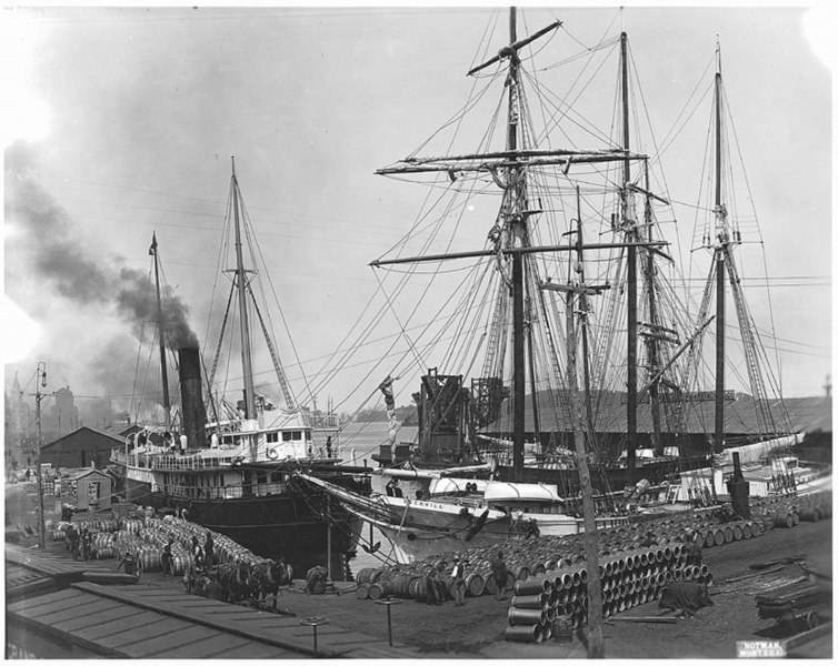 File:Harbour, Montreal, QC, about 1900.jpg