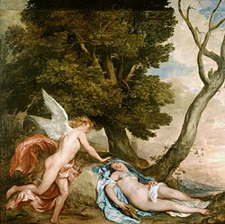 Amor and Psyche circa 1638 date QS:P,+1638-00-00T00:00:00Z/9,P1480,Q5727902