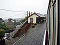 Penrhyn railway station is a single-track halt in the village of Penrhyndeudraeth.