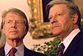 Helmut Schmidt mit Jimmy Carter