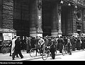 Nazi boycott of Jewish businesses 1 April 1933, outside departement store Kaufhaus N. Israel, Berlin