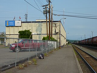 Prince George railway station, British Columbia, 2011