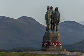 Commando Memorial Photograph: Jock in Northumberland
