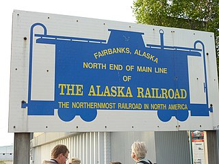Fairbanks old railway station - plate 2, Alaksa, 2011