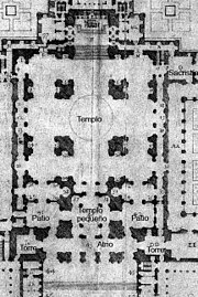 Plano de la basilica del monasterio.