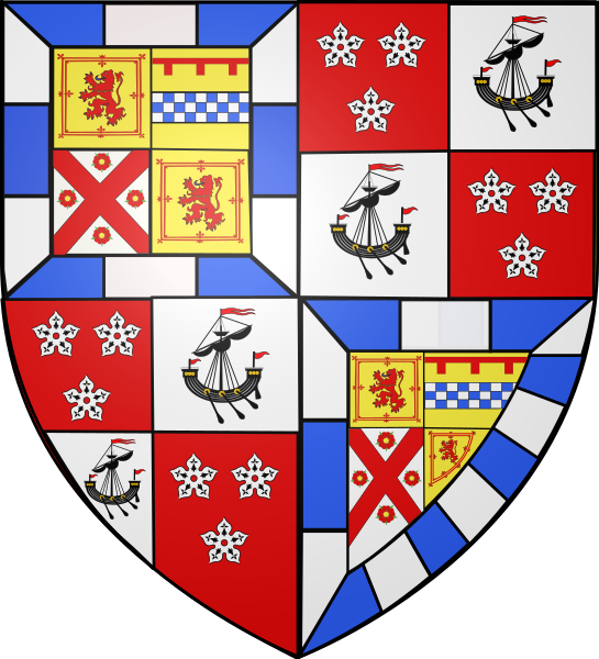 File:Blason Jacques Stuart (mort en 1595) comte d'Arran.svg