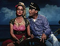 with Dorothy Lamour, 1952