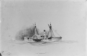 USS Metacomet at Pensacola, 30 August 1864