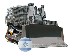 IDF Caterpillar D9 armored bulldozer