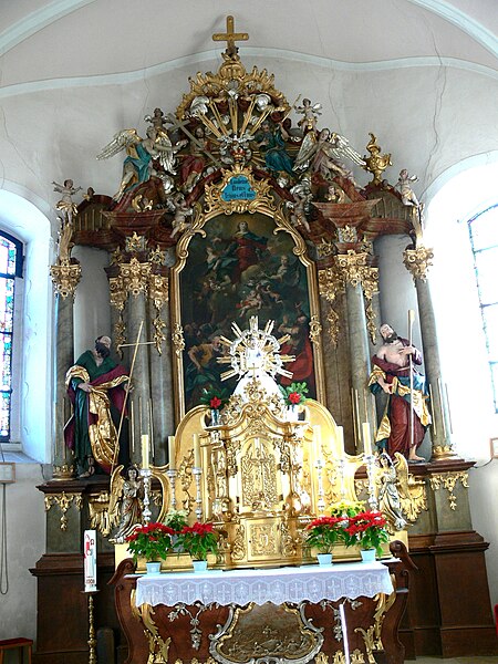 File:Neufelden - Kirche Hochaltar 2.jpg