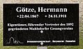 Hermann Götze, Hönower Straße 13, Berlin-Mahlsdorf, Deutschland