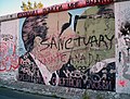 His image on the Berlin Wall