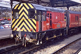 08888 Postman`s Pride in Res livery at Newcastle upon Tyne