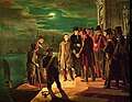 English: 1820 - The Arrest of Silvio Pellico and Piero Maroncelli, Saluzzo, civic museum