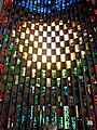 Baptistry window by John Piper, at Coventry Cathedral