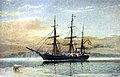 The ship Nordenskjöld used on his discovery journey through the Northwest-passage