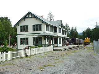 Squamish old railway station, British Columbia, 2011