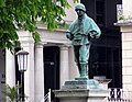 A statue of Cheltenham-born Edward Wilson, Antarctic explorer