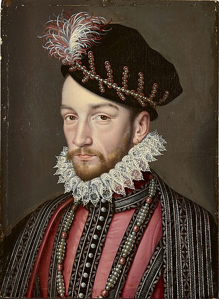 File:Portrait of King Charles IX of France (1550–1574), by After François Clouet.jpg