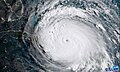 Hurricane Irma near Florida and Cuba