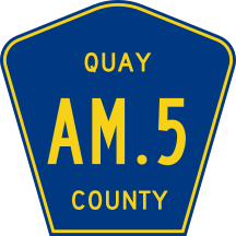 Road sign representation, county