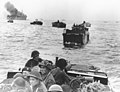 LCA (Landing Craft Assault) containing Winnipeg Rifles head for the Normandy Juno beach - June 6, 1944