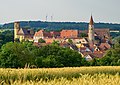 Kirchberg an der Jagst - Altstadt - Ansicht von SSW (2018-06-16)