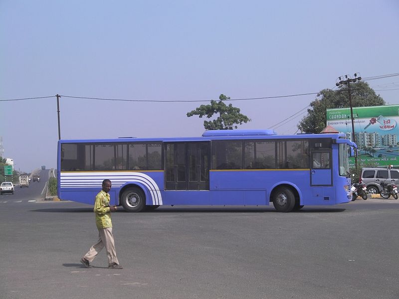 File:BRT Bus - Rajkot.JPG