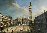 The Piazza San Marco in Venice, 1723/4, Thyssen-Bornemisza Museum