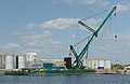 * Nomination Crane barge Skyline Barge 26 berthed at Alfred Dock, Birkenhead. --Rodhullandemu 16:25, 16 August 2021 (UTC) * Promotion  Support Good quality. --Sandro Halank 18:42, 16 August 2021 (UTC) 3 dust spots to repair. --Steindy 21:20, 16 August 2021 (UTC)  Done Rodhullandemu 08:31, 17 August 2021 (UTC)