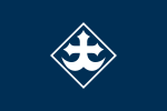 Flag of Tsuyama, Okayama, Japan