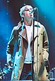 Liam Gallagher of Oasis performing at a concert in San Diego, 2005