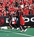 Texas Tech University Goin' Band from Raiderland drum majors