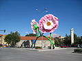 Isparta rose and Clock Tower
