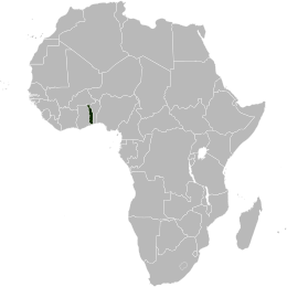 Mapa de Togo