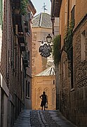 Calle Santa Isabel in Toledo. Spain