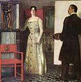 Selbstporträt des Malers und seiner Frau im Atelier, Franz von Stuck