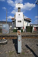 Level crossing of Rue des 5e-et-15e-BCP in Remiremont, France